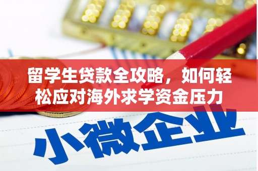 岳麓留学生贷款全攻略，如何轻松应对海外求学资金压力