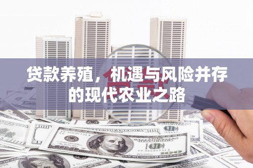 岳麓贷款养殖，机遇与风险并存的现代农业之路