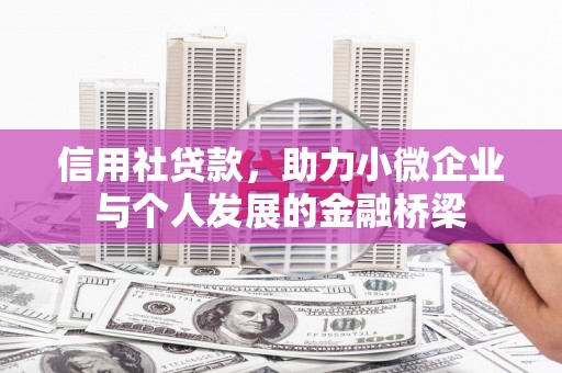 岳麓信用社贷款，助力小微企业与个人发展的金融桥梁
