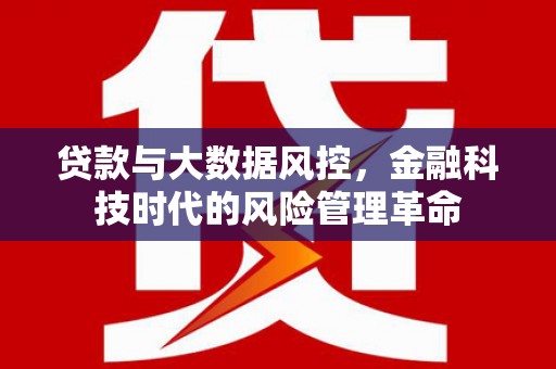 岳麓贷款与大数据风控，金融科技时代的风险管理革命