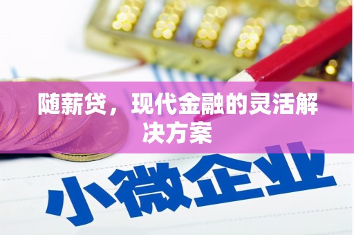 岳麓随薪贷，现代金融的灵活解决方案
