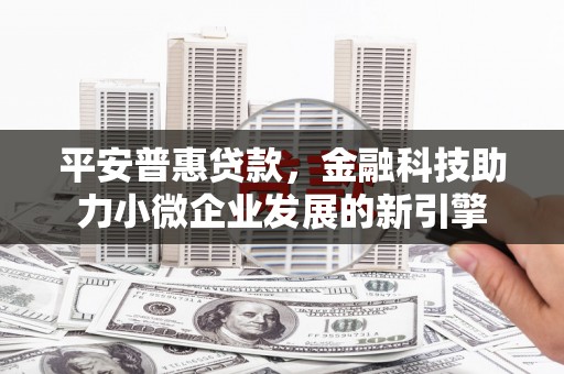 岳麓平安普惠贷款，金融科技助力小微企业发展的新引擎