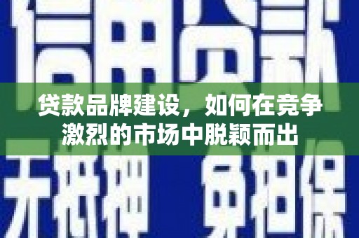 岳麓贷款品牌建设，如何在竞争激烈的市场中脱颖而出