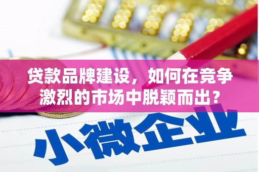 岳麓贷款品牌建设，如何在竞争激烈的市场中脱颖而出？