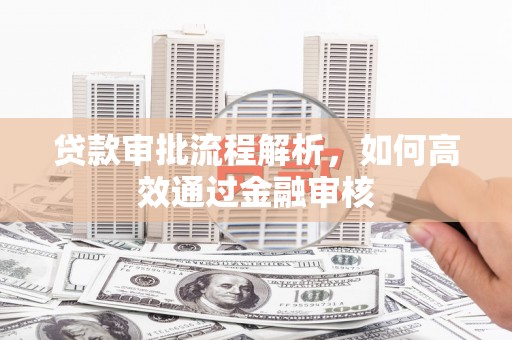 岳麓贷款审批流程解析，如何高效通过金融审核