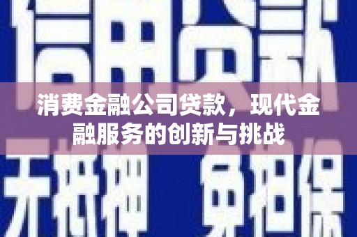 岳麓消费金融公司贷款，现代金融服务的创新与挑战