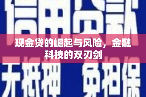 岳麓现金贷的崛起与风险，金融科技的双刃剑