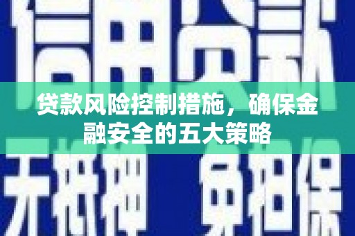 岳麓贷款风险控制措施，确保金融安全的五大策略