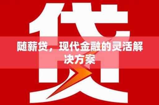 岳麓随薪贷，现代金融的灵活解决方案