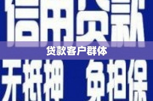 岳麓贷款客户群体