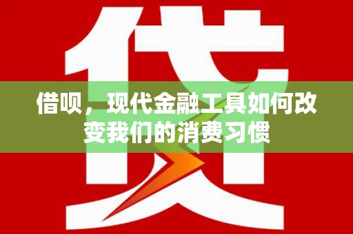 岳麓借呗，现代金融工具如何改变我们的消费习惯
