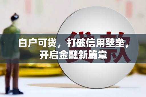 岳麓白户可贷，打破信用壁垒，开启金融新篇章