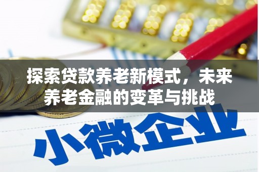 岳麓探索贷款养老新模式，未来养老金融的变革与挑战