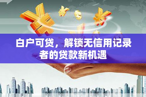 岳麓白户可贷，解锁无信用记录者的贷款新机遇