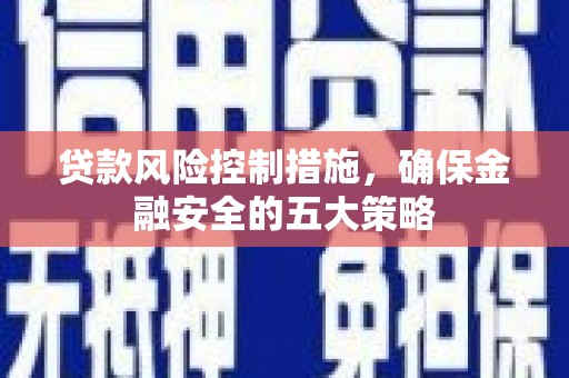 岳麓贷款风险控制措施，确保金融安全的五大策略
