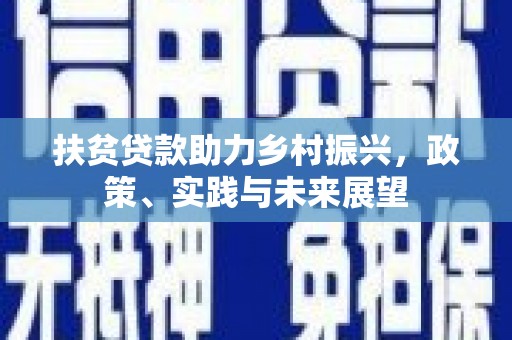 岳麓扶贫贷款助力乡村振兴，政策、实践与未来展望