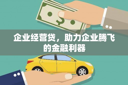岳麓企业经营贷，助力企业腾飞的金融利器