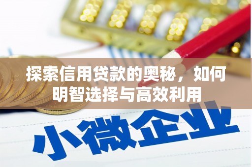 岳麓探索信用贷款的奥秘，如何明智选择与高效利用
