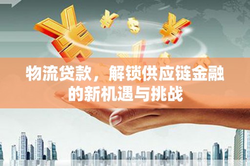岳麓物流贷款，解锁供应链金融的新机遇与挑战