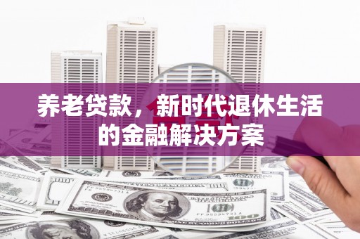 岳麓养老贷款，新时代退休生活的金融解决方案