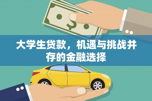 岳麓大学生贷款，机遇与挑战并存的金融选择