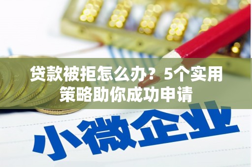 岳麓贷款被拒怎么办？5个实用策略助你成功申请