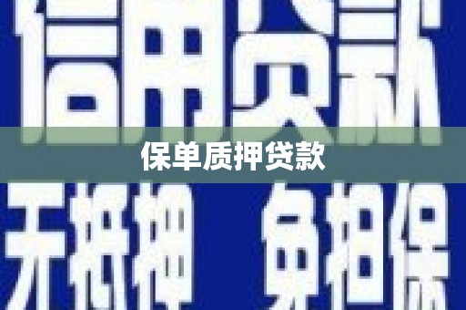 岳麓保单质押贷款