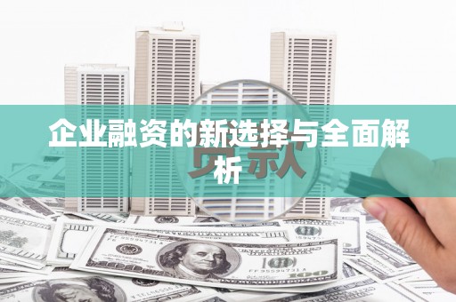岳麓企业融资的新选择与全面解析