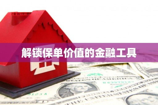岳麓解锁保单价值的金融工具
