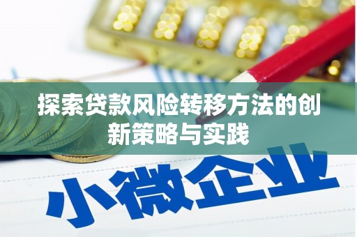 岳麓探索贷款风险转移方法的创新策略与实践